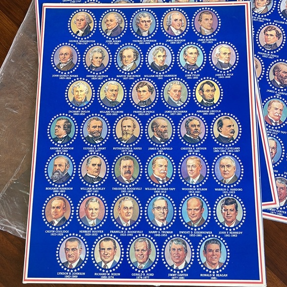 VINTAGE 80S THE PRESIDENTS FOLIO FOLDERS SET OF 3 - PLEASE READ DESCRIPTION - Picture 3 of 10